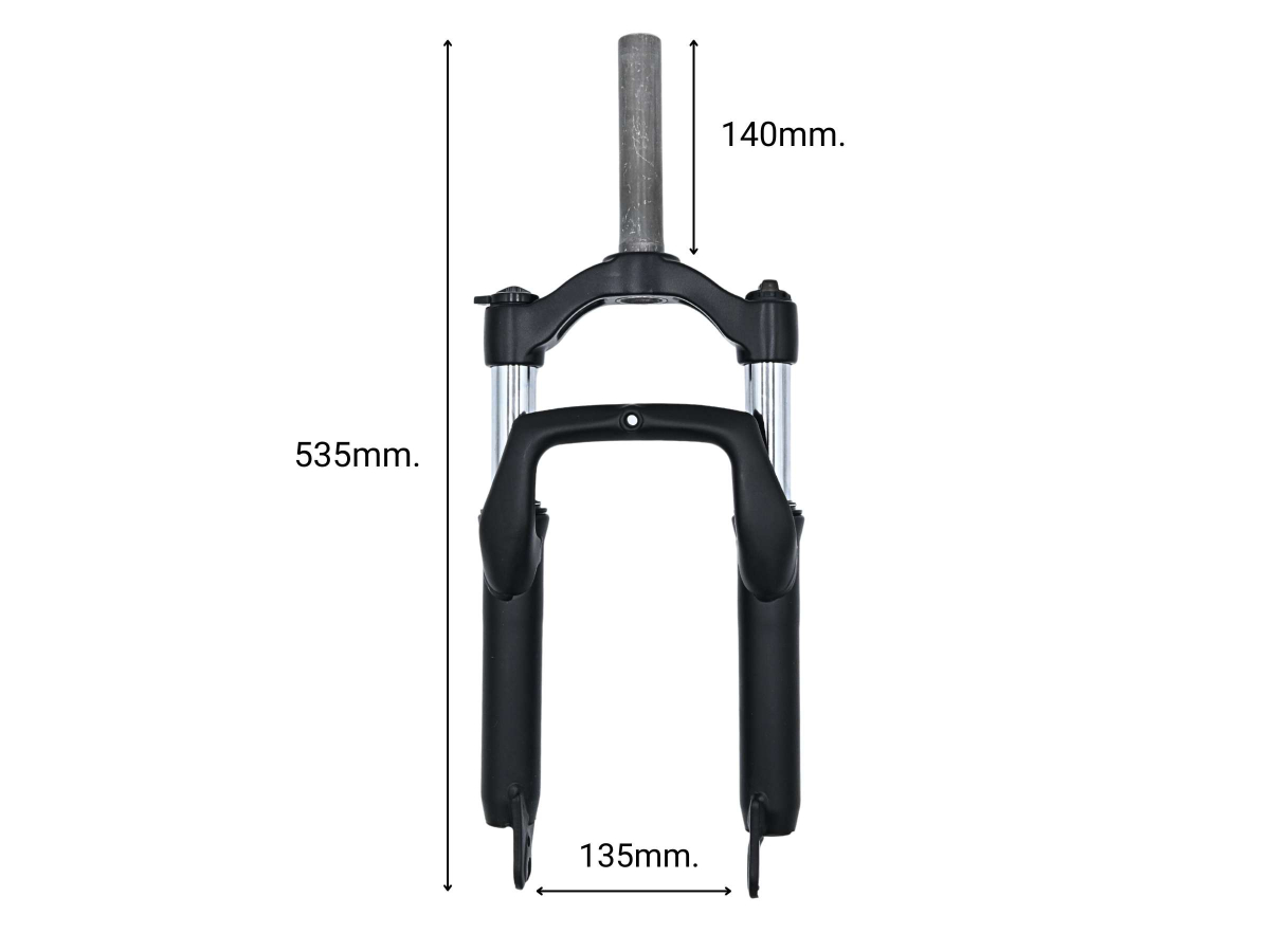 Forcella ammortizzata 16" FAT con lockout regolabile - Techbike