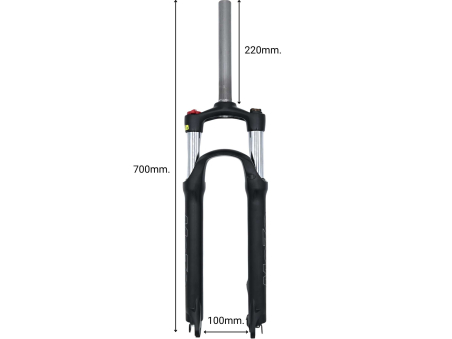 Forcella MOZO 26" con preload e lockout - Techbike