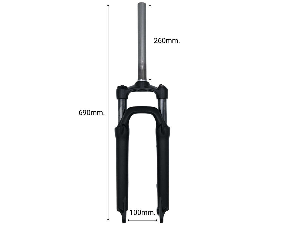Forcella ammortizzata EXSHO 20" con lockout - Techbike