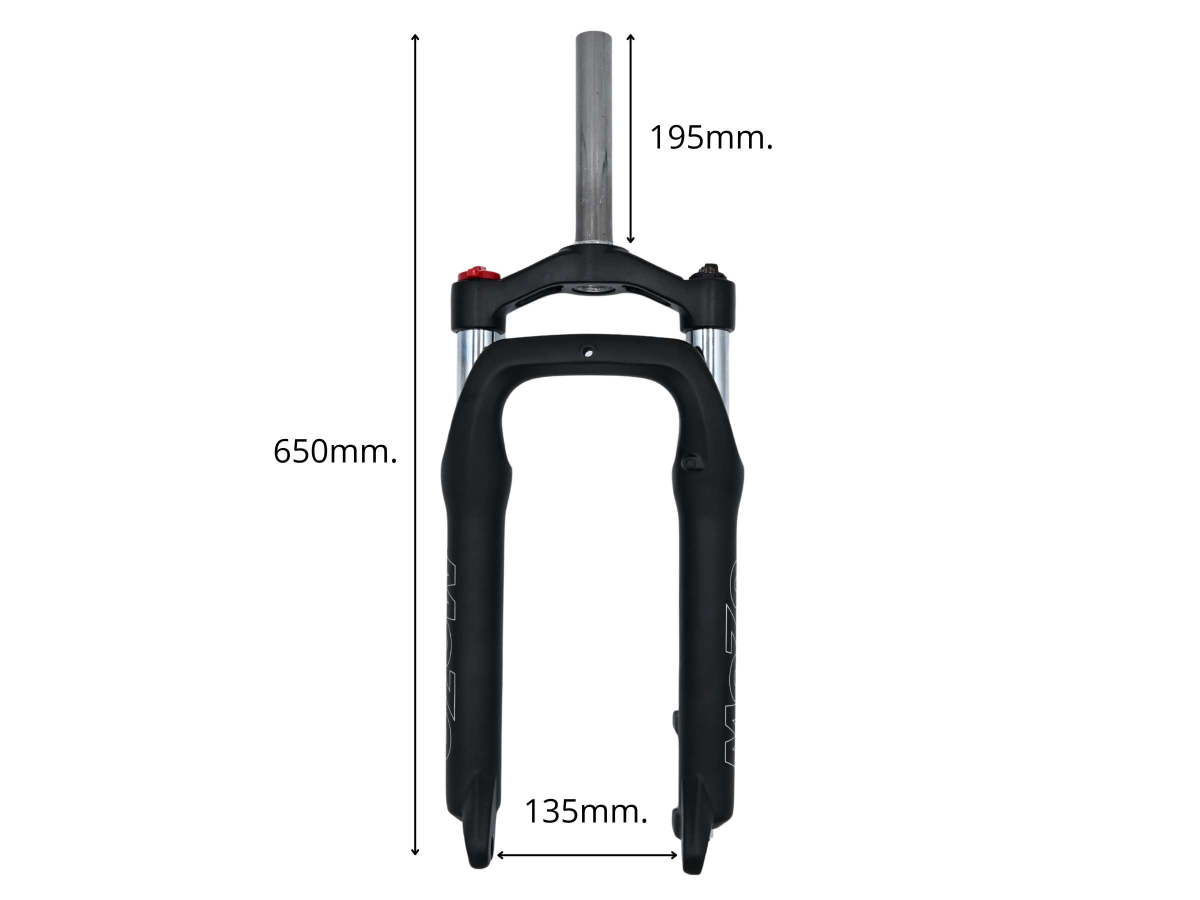 Forcella MOZO 20" FAT con preload e lockout - Techbike