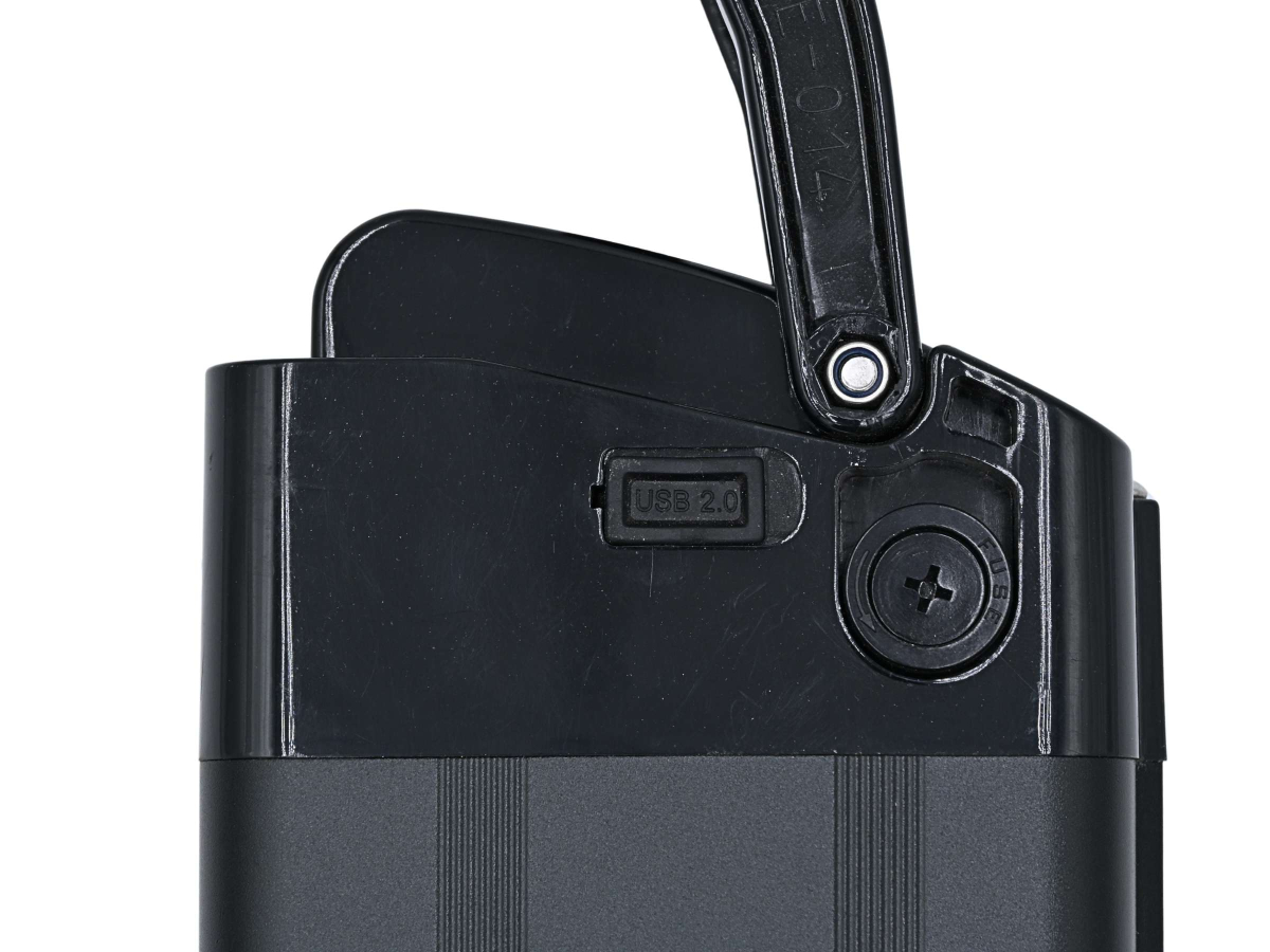 Box batteria verticale con USB 2.0 – Techbike
