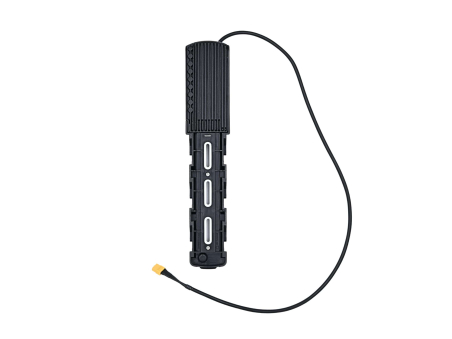 Slitta batteria per montaggio al telaio con connettore XT60 - Techbike