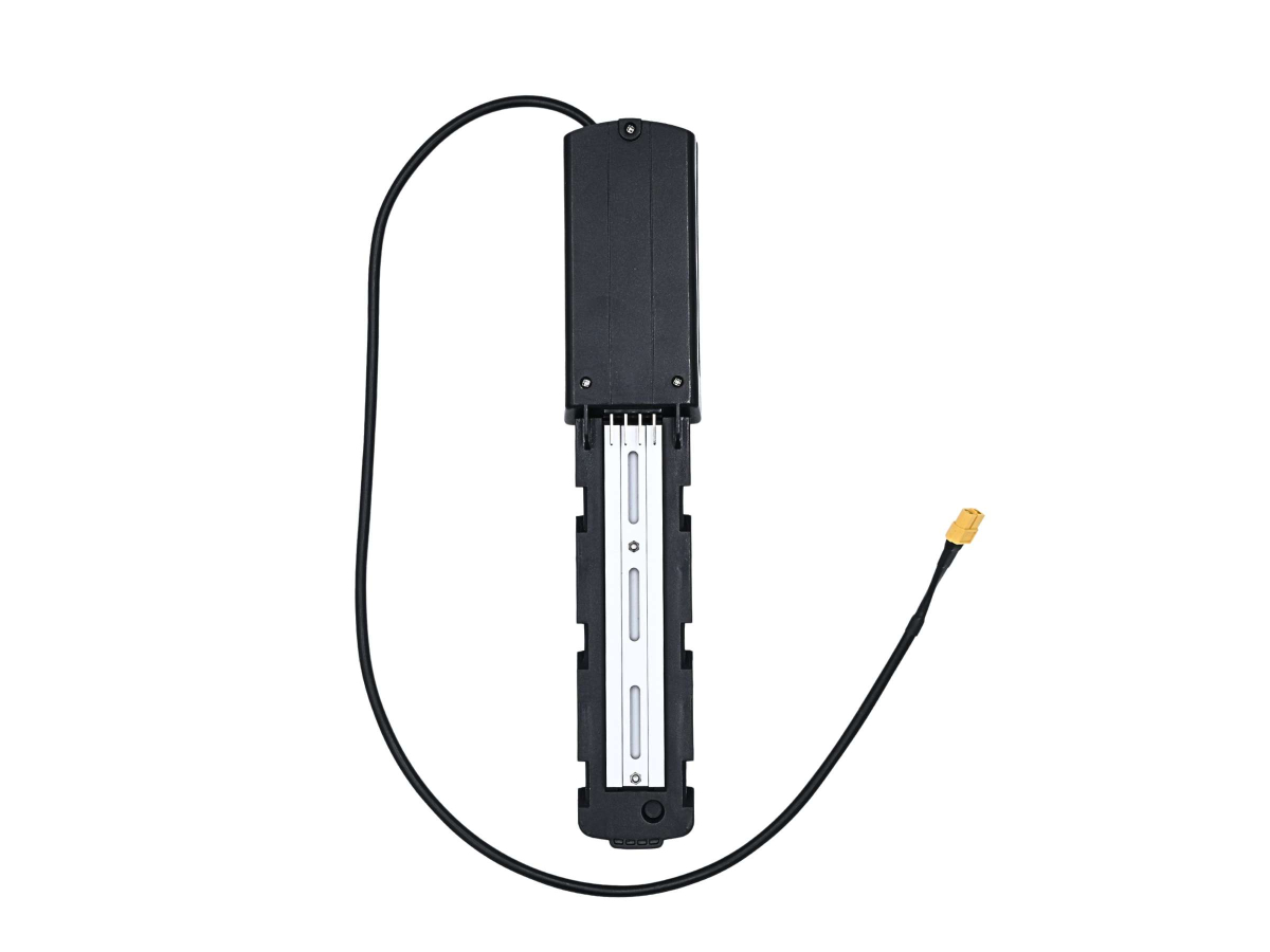 Slitta batteria per montaggio al telaio con connettore XT60 - Techbike