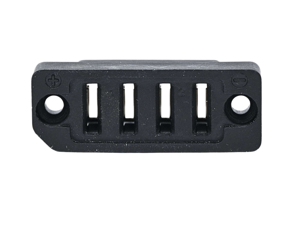 Connettore box batteria femmina 4 poli - Techbike