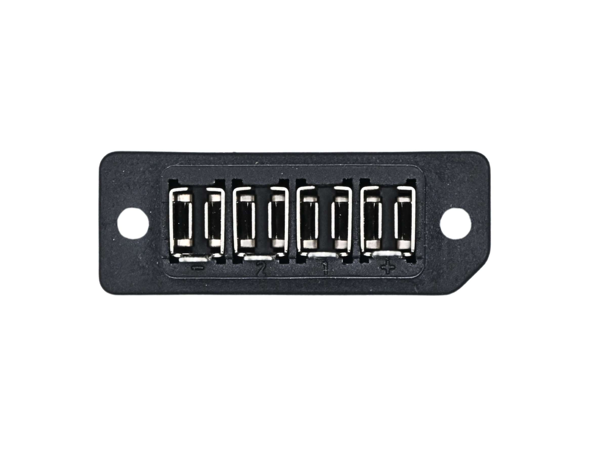 Connettore box batteria femmina 4 poli - Techbike