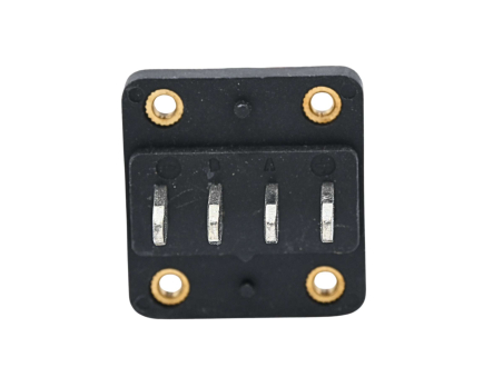 Connettore base batteria al telaio maschio 4 lamelle - Techbike