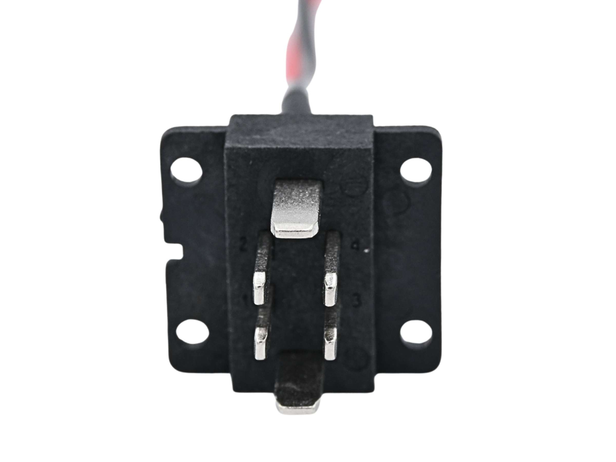 Connettore base batteria al telaio maschio con faston blu - Techbike