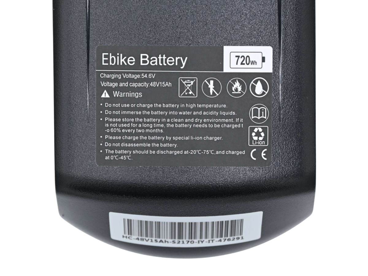 Batteria e-bike 48V 15Ah celle Samsung - Techbike