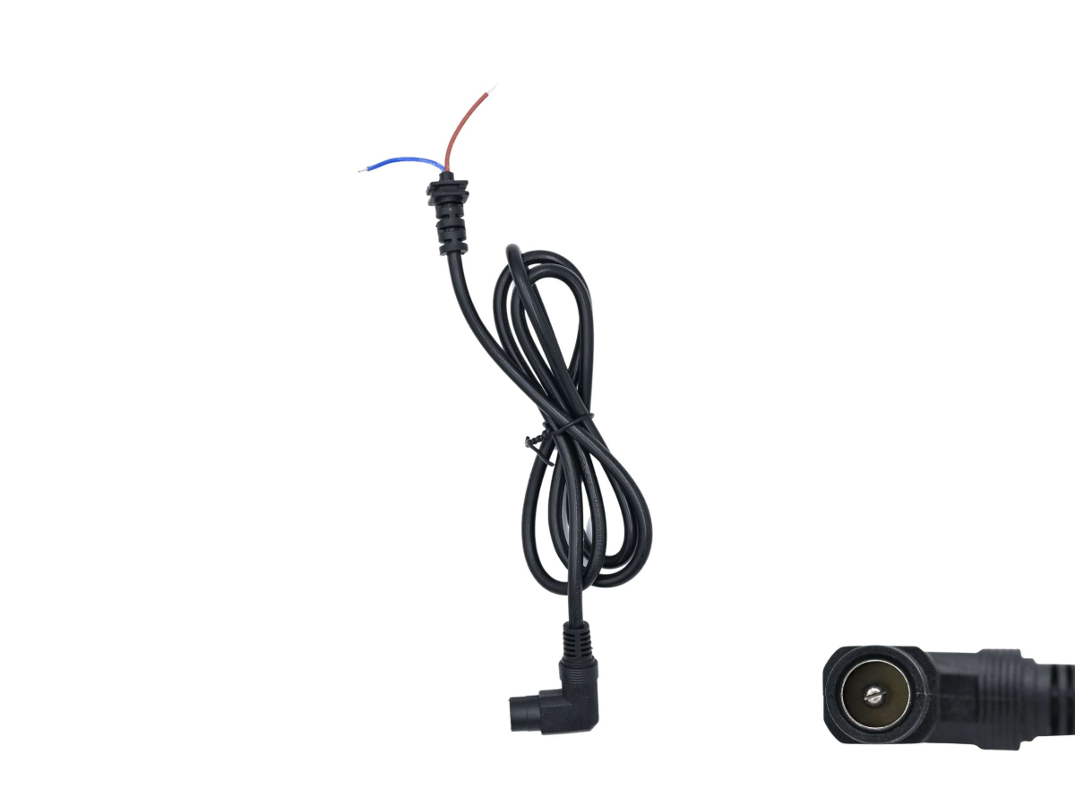 Cavo caricabatterie con connettore tondo con ghiera sagomata - Techbike