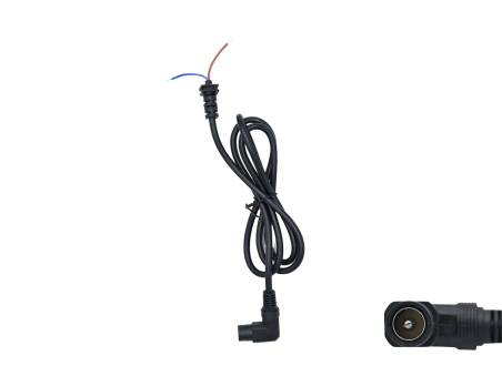 Cavo caricabatterie con connettore tondo con ghiera sagomata - Techbike