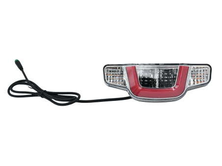 Fanale posteriore con frecce fissato al portapacchi - Techbike
