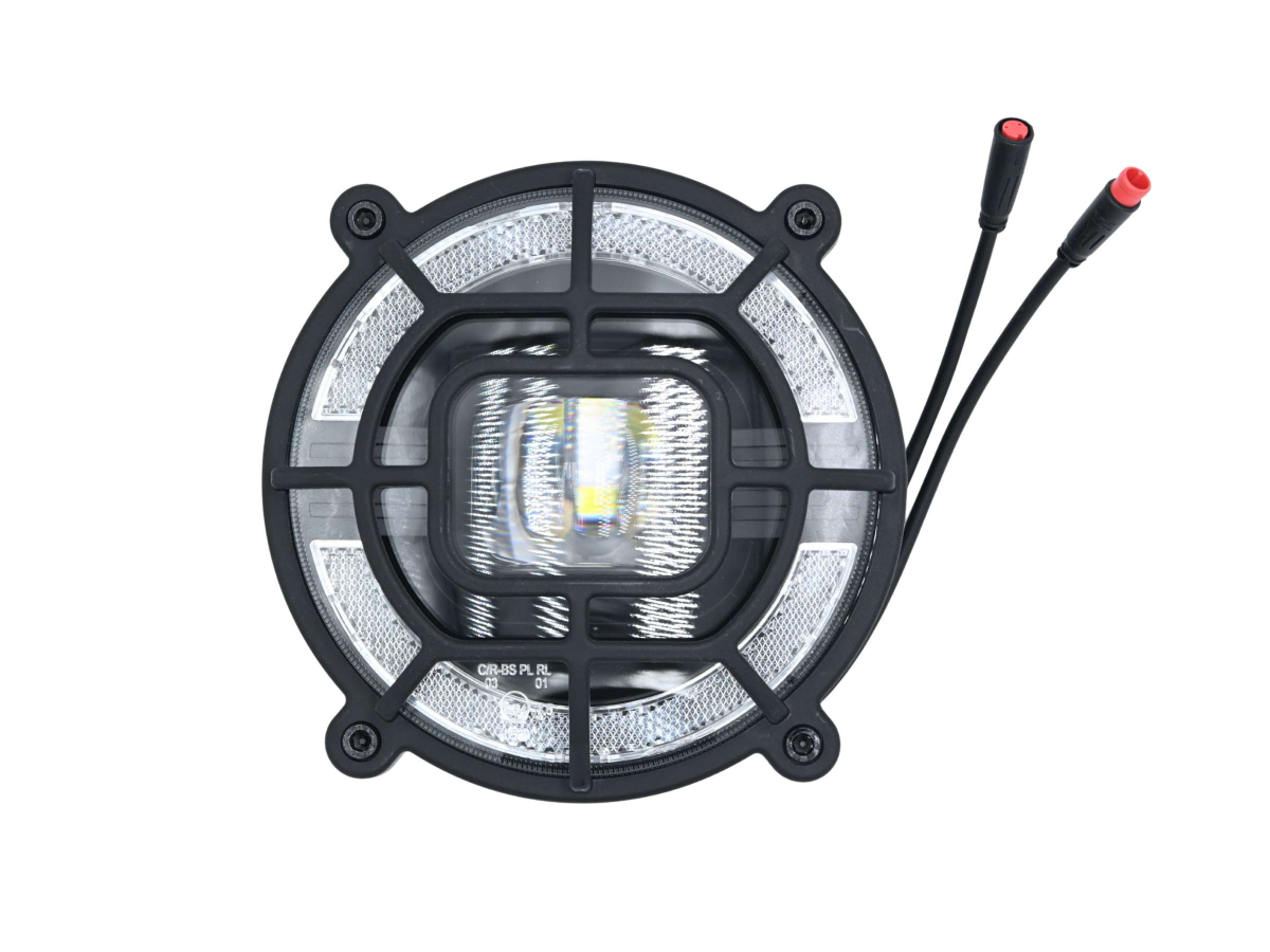 Fanale anteriore Led con campanello integrato - Techbike