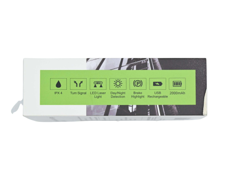 Fanale posteriore MEILAN X5 con telecomando - Techbike