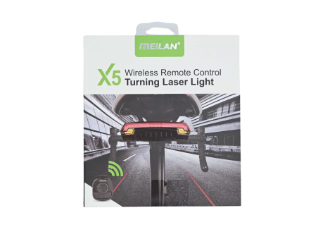 Fanale posteriore MEILAN X5 con telecomando - Techbike