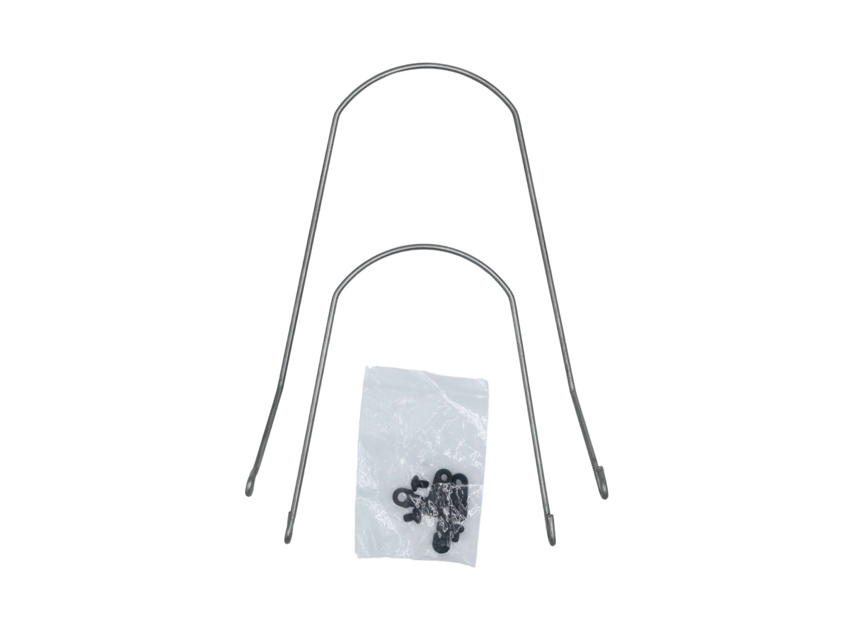 Coppia parafanghi 16" con staffe - Techbike