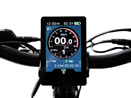 Display LCD modello 860C con comando a  4 tasti - Techbike