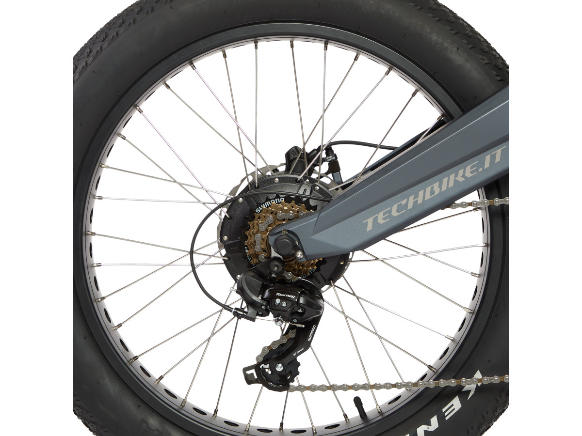 Techbike Big Muscle - E-Bike Fat ad Alte Prestazioni