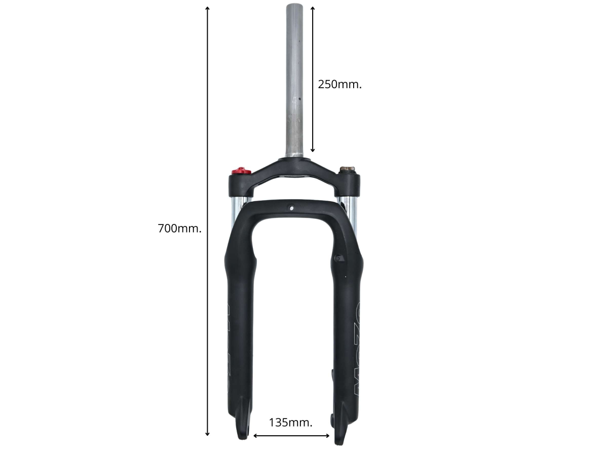 Forcella ammortizzata MOZO 20" FAT con preload e lockout - Techbike