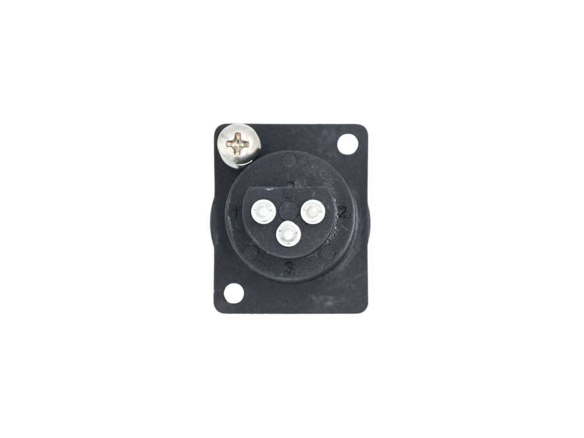 Attacco caricabatterie XLR femmina 3 pin box batteria - Techbike