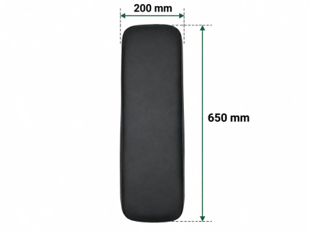 Sella posteriore lunga 650x200 mm - Techbike