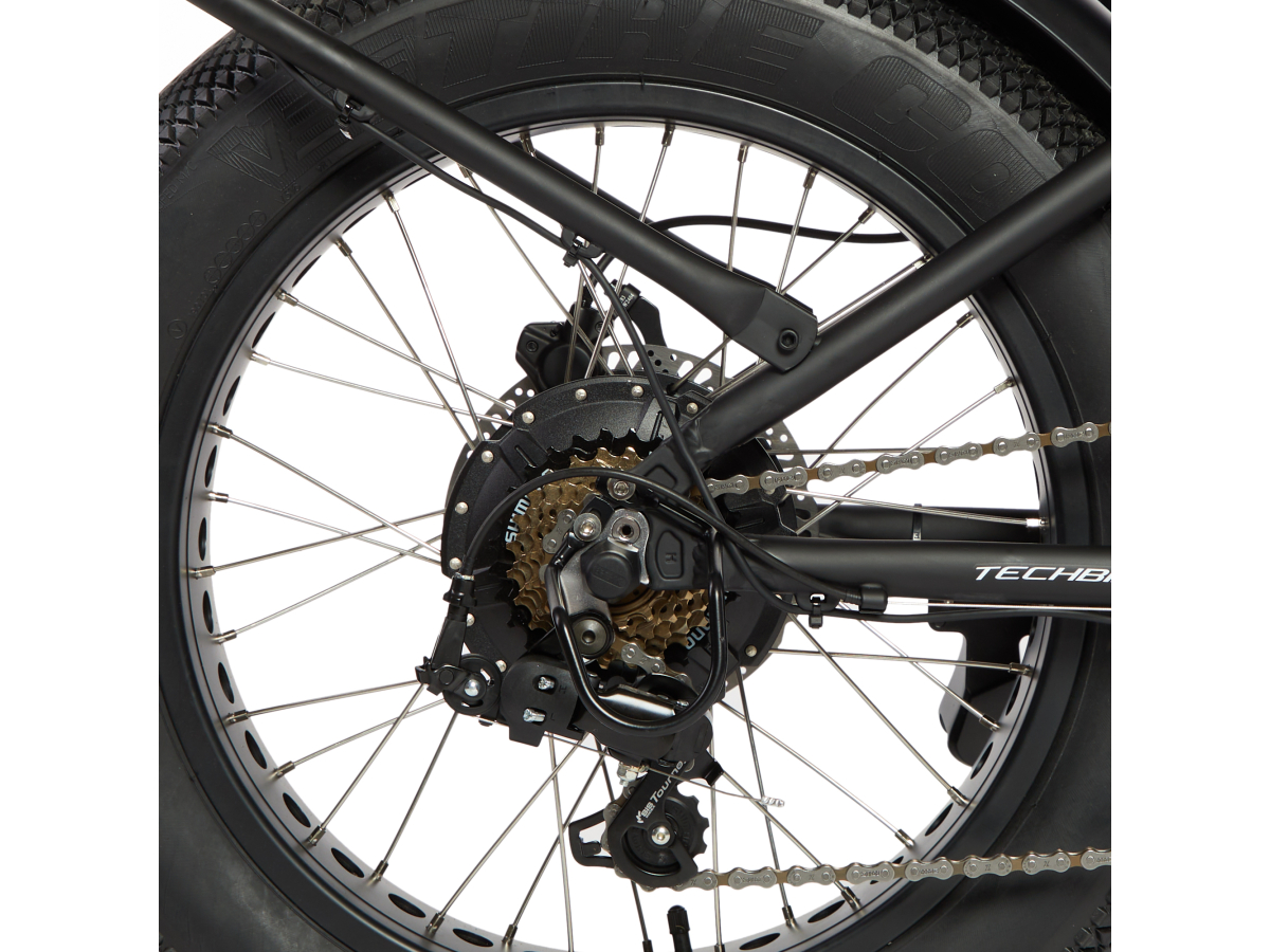Techbike Shuttle Pro Easy - E-Bike Fat Pieghevole