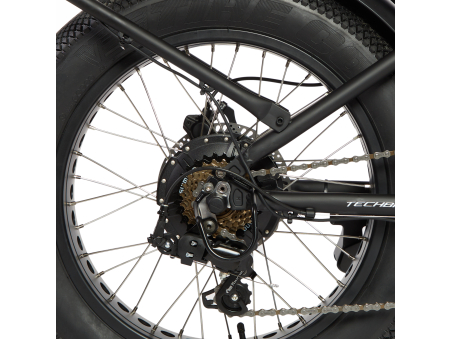 Techbike Shuttle Pro Easy - E-Bike Fat Pieghevole