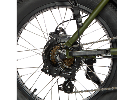 Techbike Shuttle Easy 20" – E-Bike Fat Pieghevole