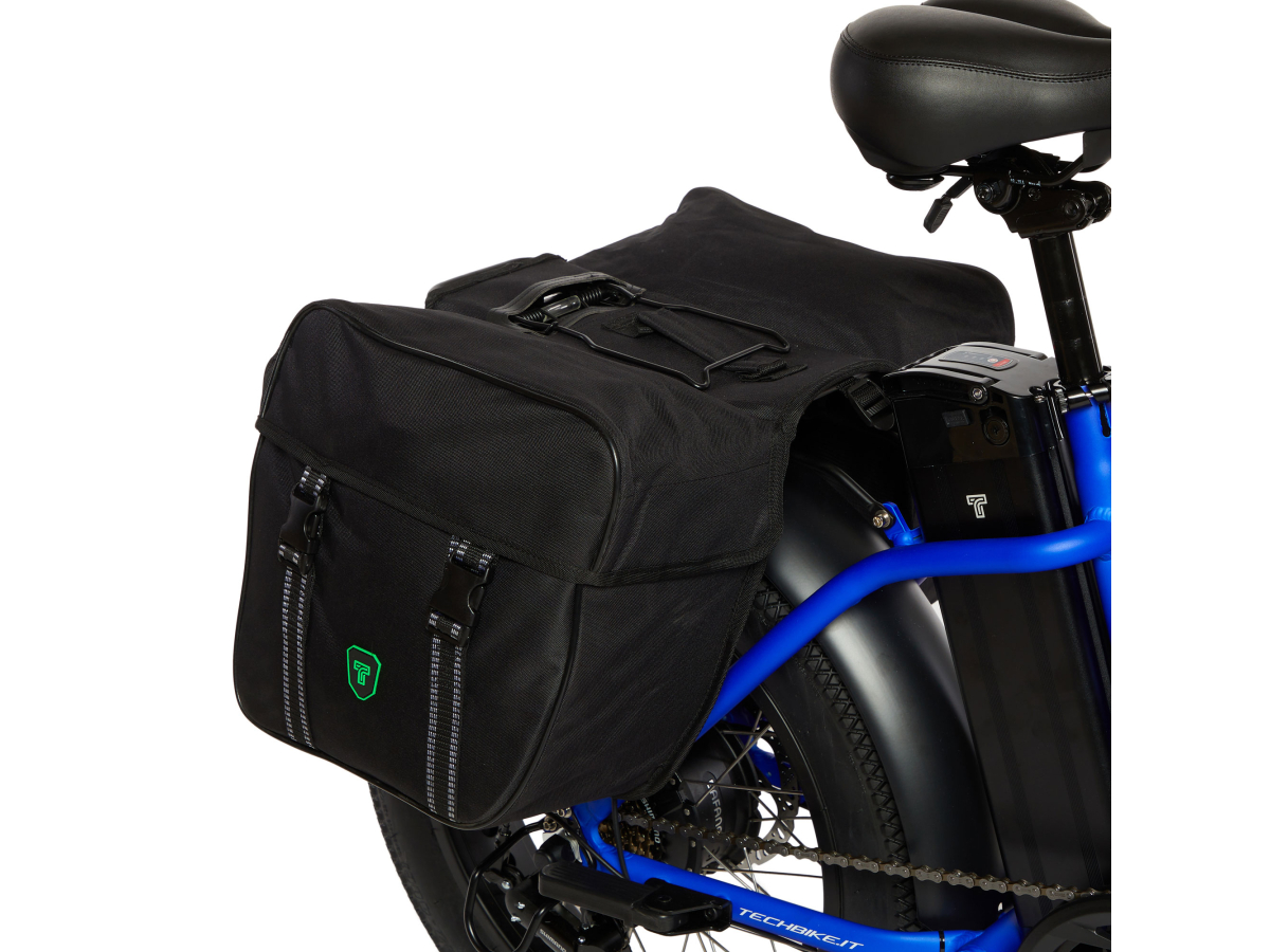 Borsa Doppia Posteriore per Portapacchi Bici | Techbike