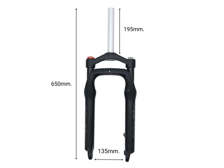 Forcella MOZO 20" FAT ad aria con lockout - Techbike
